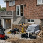 Illustration of functional basement upgrades showing a renovated basement space